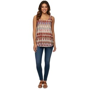 EASYWEAR by Chico’s Size 3 (L 16) Multi-color Sleeveless Blouse